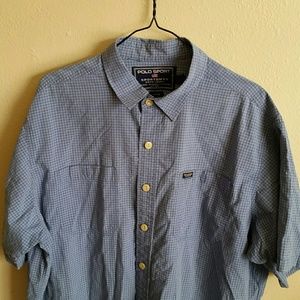 Polo sport xl short sleeve button up